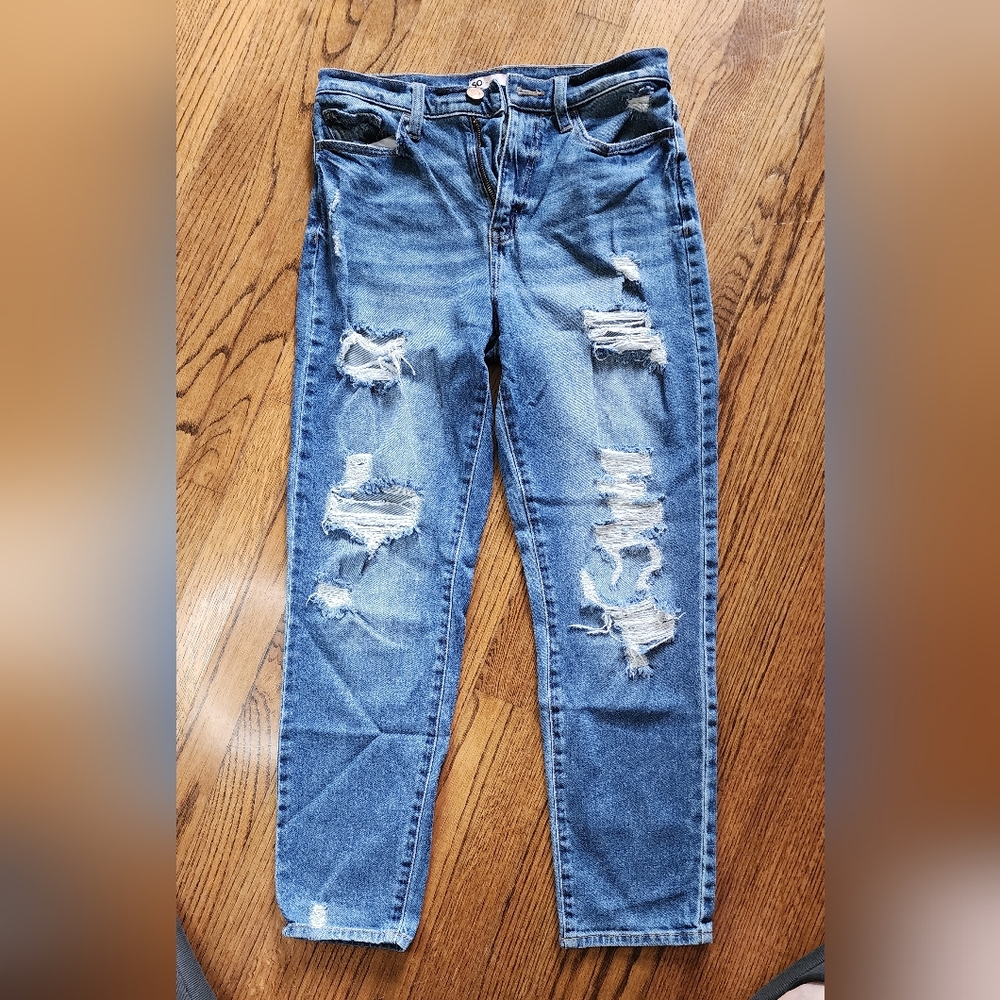 SO Light and Dark Blue Denim Jeans